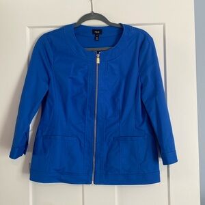 Rafaella blazer. Like new, worn once, size 10, blue.